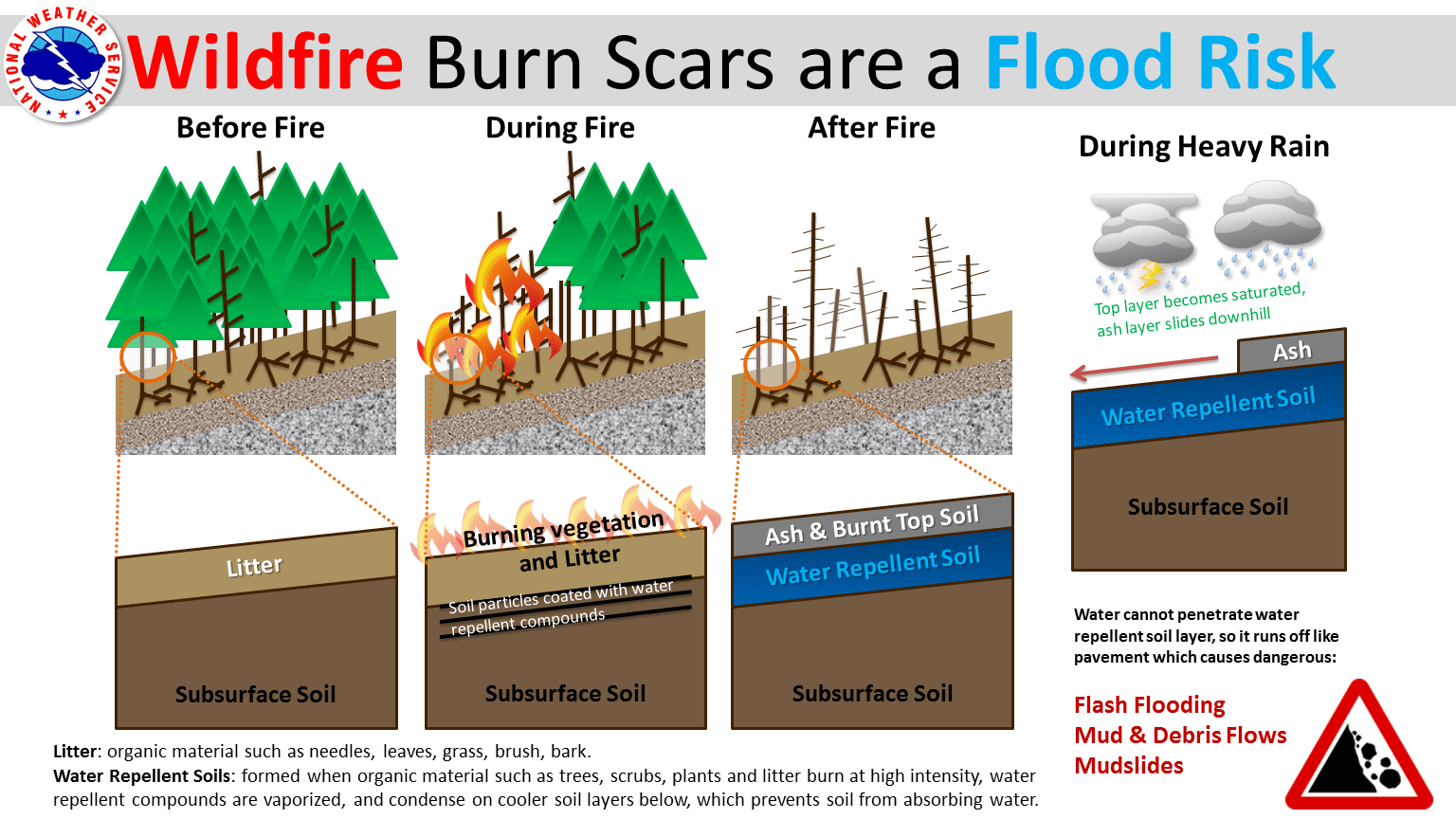 Why Floods Often Follow Fires and How to Keep Your Family Safe During Flood